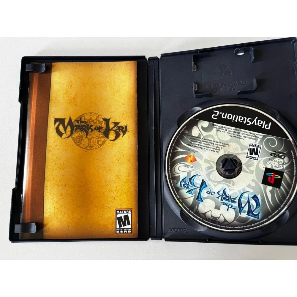 The Mark Of Kri PS2 Black Label Sony PlayStation 2 Game Manual‎ Included 2002